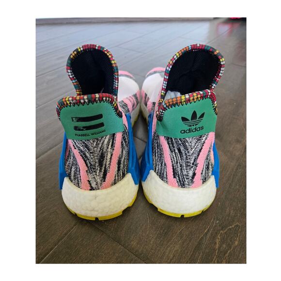 Adidas Pharrell Williams HU NMD Mother Land Sneakers Size 12 Boost Trail Rare main image 7